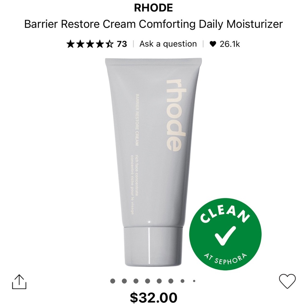 RHODE Barrier Restore Cream 50mL